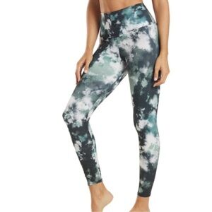 Onzie High Waisted Leggings Evergreen Tie-Dye Athleisure Size M/L